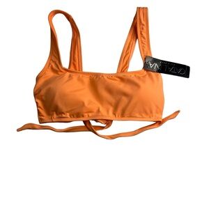 Catalina Tangerine/orange swim top size S